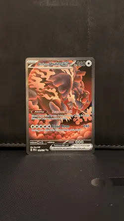 Pokemon TCG Bloodmoon Ursaluna EX Prismatic Evolutions Card 168/131 NM Condition - Image 1