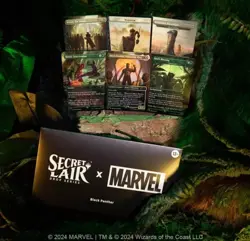 MTG SECRET LAIR X MARVEL'S BLACK PANTHER NON-FOIL SEALED P - Image 1