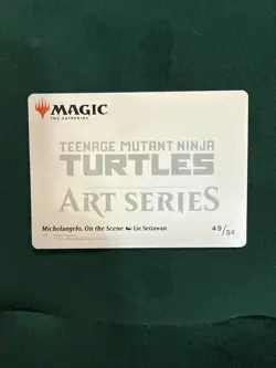Michelangelo 49/54 MTG Art Series: Teenage Mutant Ninja Turtles (ASTMT) - Image 2