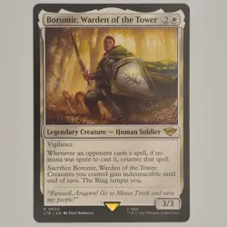 Boromir Warden Of The Tower MTG Lord Of The Rings 0004 - Image 1