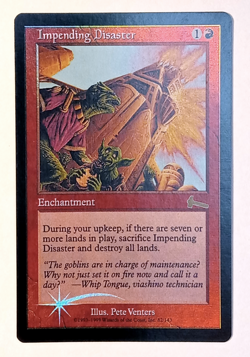 Impending Disaster Foil | Urza's Legacy | NM-Never Played | Magic: The Gathering - Image 1