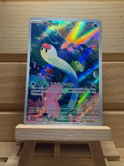 Pokemon TCG Wiglett 206/198 SV01 Scarlet & Violet IR Illustration Rare NM - Image 1