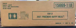 Pokemon McDonald’s 25th Anniversary Sealed Case 150 Booster Packs (2021) - Image 3