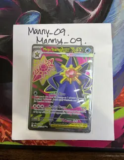 Pokemon TCG Perfect Order Mega Starmie ex 102/88 Ultra Rare NM - Image 1