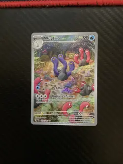 Wugtrio 224/091 Illustration Rare - Paldean Fates Pokemon Card - NM - Image 1