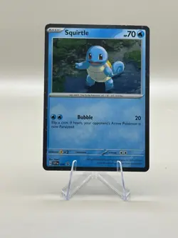 SQUIRTLE #048 POKEMON Scarlet & Violet 151 Promo (Cosmic Holo, NM) ENGLISH - Image 1