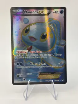 Manaphy EX 116/122 Full Art Ultra Rare Pokemon XY BreakPoint LP+ - Image 1
