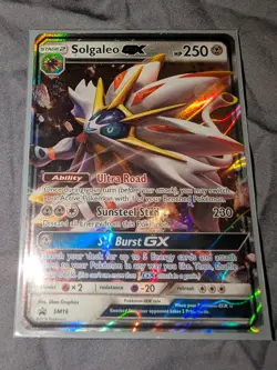 Solgaleo GX - SM16 Holo Promo Sun & Moon Promo Pokemon Holo Excellent Condition. - Image 1