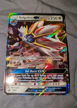 Solgaleo GX - SM16 Holo Promo Sun & Moon Promo Pokemon Holo Excellent Condition. - Image 3
