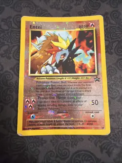 Pokemon TCG Entei Wizards Black Star Promos 34 Holo Promo Promo - Image 1
