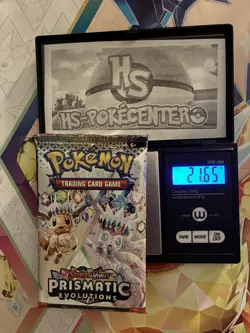 VERY HEAVY! 🔥21.65g Prismatic Evolutions Pokemon Sealed Booster Pack New✅ - Image 1