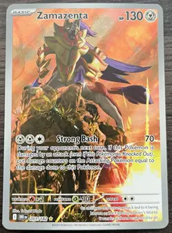 Zamazenta 201/182 Pokemon TCG Scarlet & Violet Destined Rivals Holo MINT NM - Image 1