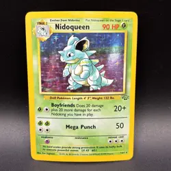 Pokemon TCG Nidoqueen Jungle 7/64 Holo Unlimited Holo Rare - Image 1
