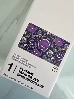 Pokemon Center Gengar Litwick Ghost Type Playmat TCG Official RARE - Image 5