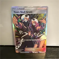 Pokemon Team Skull Grunt Full Art Ultra Rare Trainer Holo SM Base Set 149/149 - Image 1
