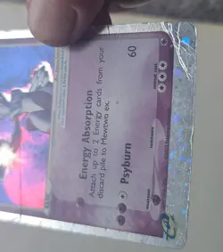Pokemon TCG Mewtwo ex Ruby and Sapphire 101/109 Holo Vintage Creased HP - Image 2