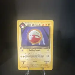 Pokemon Dark Electrode 1st Edition Team Rocket 34/82 60 HP Uncommon Regular - Image 1