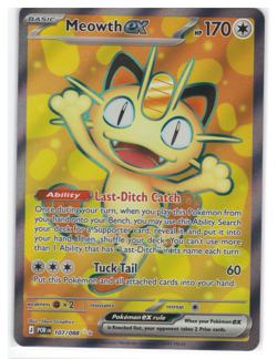 Pokemon Meowth ex Perfect Order POR #107 Ultra Rare Holo NM ***HOT***! - Image 1