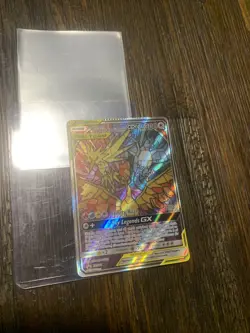 Pokemon TCG Hidden Moltres Zapdos Articuno Stained Glass Promo SM210 Misprint - Image 3