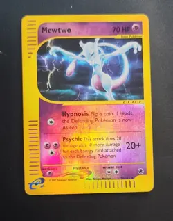 Pokemon TCG Mewtwo Expedition Set 20/165 E Reader Reverse Holo MP - Image 1