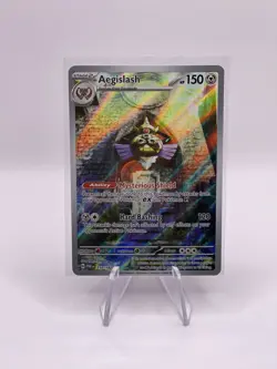 Pokemon Aegislash - 210/182 SV04: Paradox Rift Illustration Rare NM - Image 1