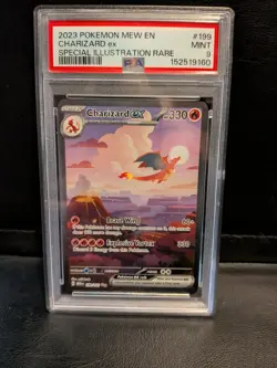 Charizard EX 199/165 - Pokemon Scarlet & Violet 151 Special Illustration PSA 9 - Image 4