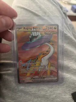 Pokemon TCG Raging Bolt EX Scarlet & Violet Temporal Forces - Image 1