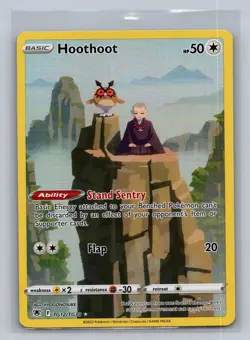 Hoothoot TG12/TG30 Holo Astral Radiance Trainer Gallery Pokemon NM - Image 1