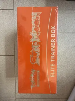 Pokemon Sun & Moon Base Solgaleo ETB Elite Trainer Box Sealed Minor Tear on Top - Image 5