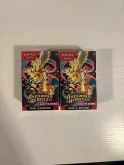x2 Pokemon Mega Evolution Ascended Heroes Booster Bundles SEALED - Image 1