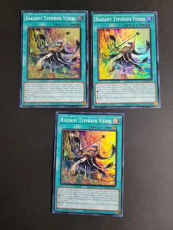 Radiant Typhoon Vision (X3) RA05-EN075 Super Rare Yugioh Rarity Collection 5 - Image 1