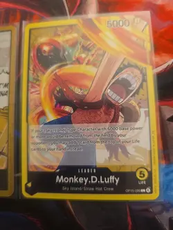 One Piece Gold Don!! Luffy Ring That Golden Bell English OP15 + Luffy Leader - Image 3