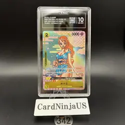 TAG GEM MINT 10 O-Nami OP06-101 R 2nd ANNIVERSARY COMPLETE GUIDE Promo ONE 342 - Image 1