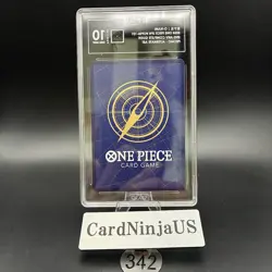 TAG GEM MINT 10 O-Nami OP06-101 R 2nd ANNIVERSARY COMPLETE GUIDE Promo ONE 342 - Image 2