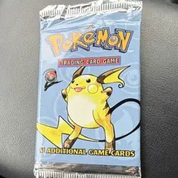 Pokemon Base Set 2 Booster Pack Raichu Sealed 11 Cards Wizards of the Coast - Image 1