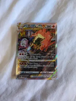 Pokemon Charizard VSTAR SWSH262 Full Art Black Star Promo Holo Card NM Condition - Image 1