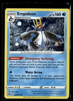 Empoleon - (Cosmos Holo) 037/172 Miscellaneous Cards & Products Holo Rare NM - Image 1