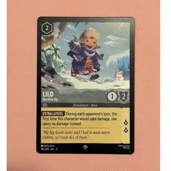 Disney Lorcana TCG Lilo-Bundled Up Character Card 195/204 Regular Standard - Image 1