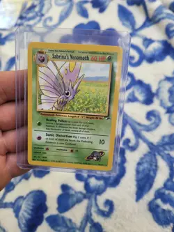 Pokemon TCG Sabrina's Venomoth Gym Heroes 34/132 Unlimited Rare Card - Image 1