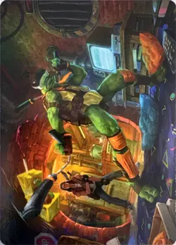 Michelangelo, Game Master Art Card 13 S Art Series: Teenage Mutant Ninja Turtles - Image 1