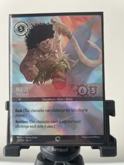 Disney Lorcana - Maui (Hero to All) Enchanted Card - The First Chapter - Image 1
