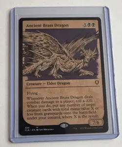 Ancient Brass Dragon (Showcase) Commander Legends: Battle for Baldur's Gate NM - Image 1