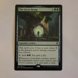 Magic The Gathering The Great Henge Eldraine Mythic Green Legendary Artifact 16… - Image 1