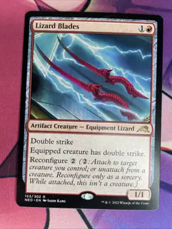 MTG: Lizard Blades Kamigawa: Neon Dynasty Regular - Image 1