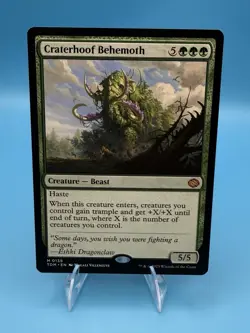 Craterhoof Behemoth #0138 TDM MTG Creature Green 5/5 2025 English Regular fresh - Image 1