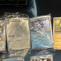 2025 Pokemon Holiday Calendar Promo Card Lot: All 8 Stamped Promos Sealed Packs - Image 2