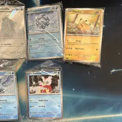 2025 Pokemon Holiday Calendar Promo Card Lot: All 8 Stamped Promos Sealed Packs - Image 3