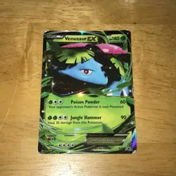 Venusaur EX ~ XY28 ~ Half Art ~ BLACK STAR PROMO ~ LIGHT PLAY ~ Pokemon Card - Image 1