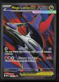 Mega Latias ex 163/132 Ultra Rare Mega Evolution Pokemon NM - Image 1