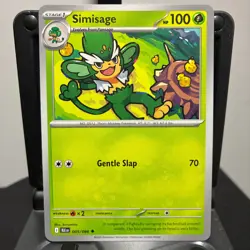 Simisage - 005/086 - Pokemon Black Bolt 2025 - Uncommon Card NM - Image 1